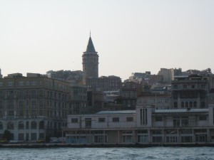 Beyoğlu from the Bosphorus